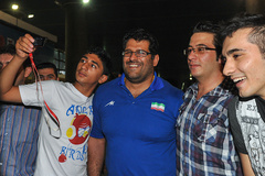 بازگشت تیم ملی کشتی فرنگي‌ به كشور